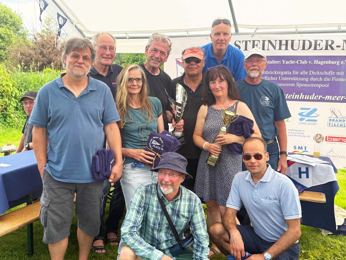 Boote bei der Steinhuder Meer Rund Regatta
